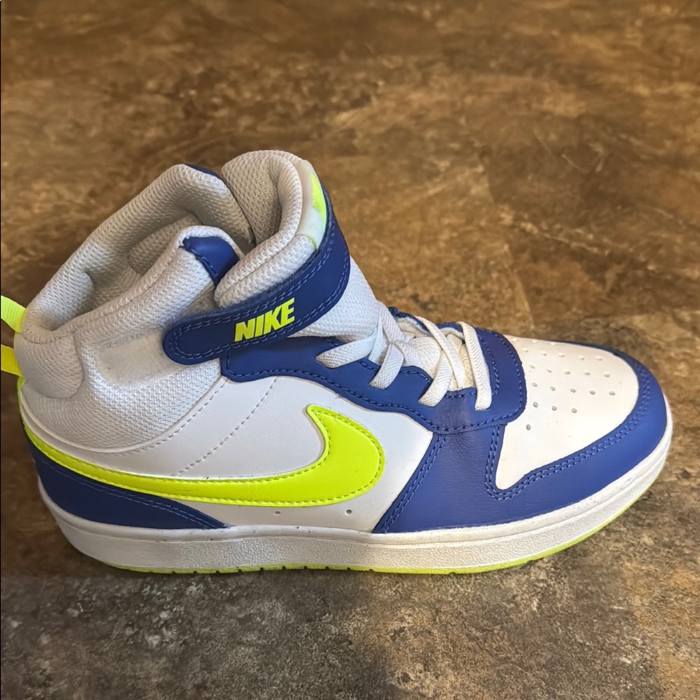 Nike Court Borough Mid Sneaker Blue and Green